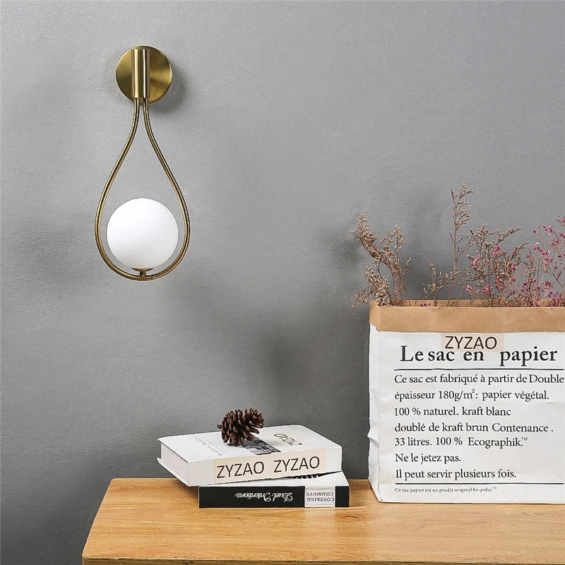 Lauren Gold Indoor Wall Light