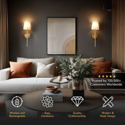 Wireless Wall Sconces (Set Of 2)