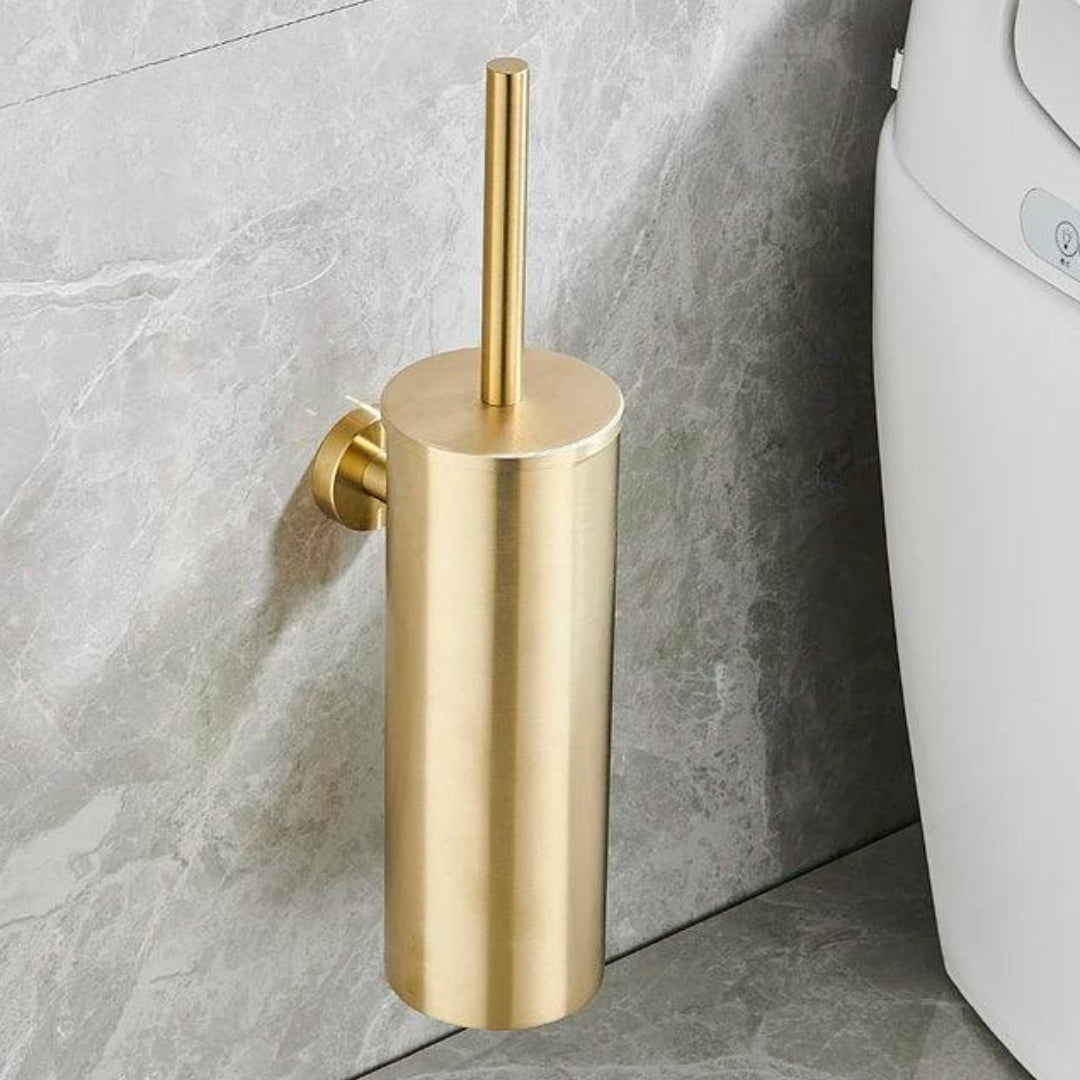 Brushed Stainless Steel Bathroom Toothbrush Holder