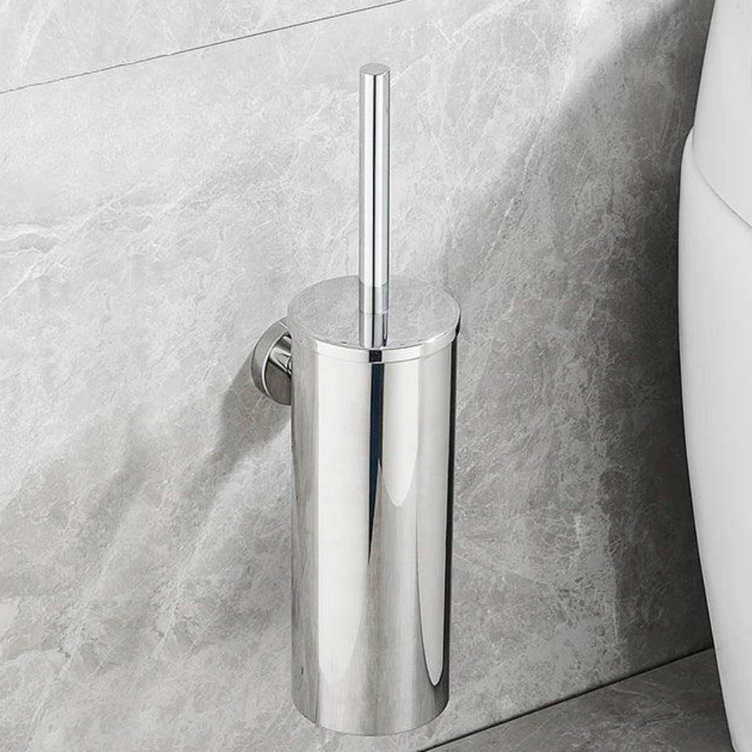 Brushed Stainless Steel Bathroom Toothbrush Holder