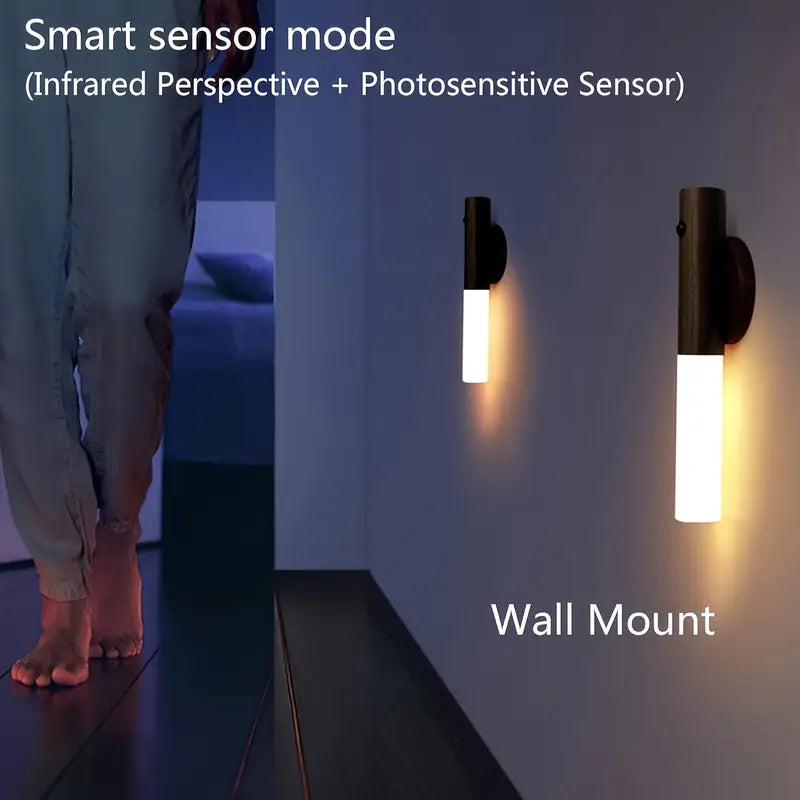 Wireless Rechargeable LED Wall Light with Motion Sensor
