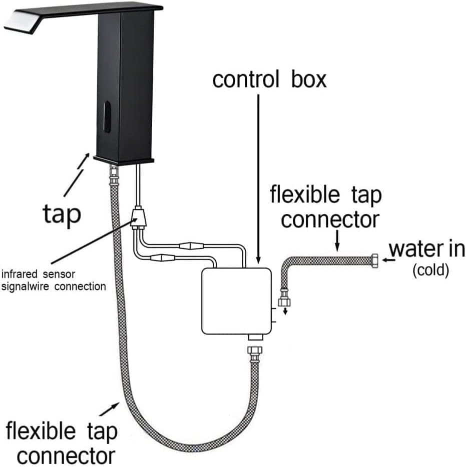 Arion Electric Touch Sensor Bathroom Tap