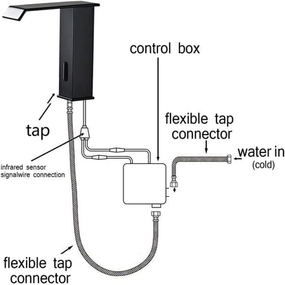 Arion Electric Touch Sensor Bathroom Tap