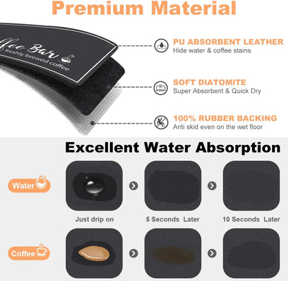 Ultra-Absorbent Dish-Draining Mat