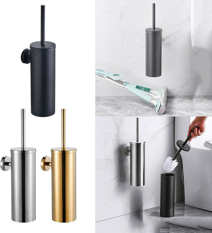 Brushed Stainless Steel Bathroom Toothbrush Holder