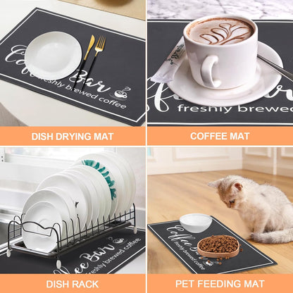 Ultra-Absorbent Dish-Draining Mat
