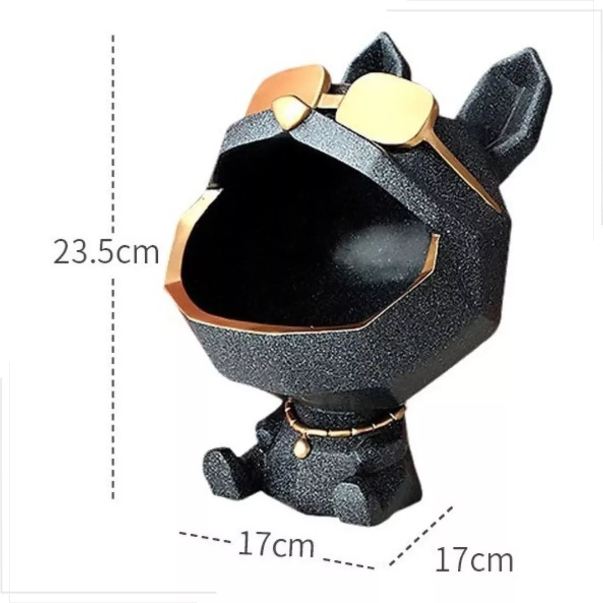 Decorative French Bulldog Item-Holder Figurine
