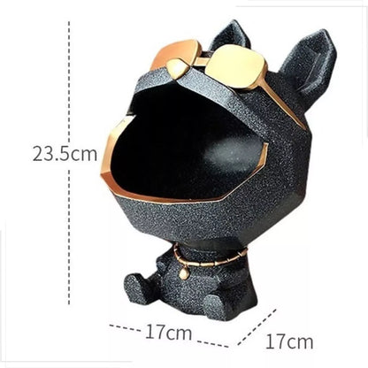 Decorative French Bulldog Item-Holder Figurine