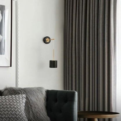 Moderne runde Pendelleuchte aus Acryl für Schlafzimmer