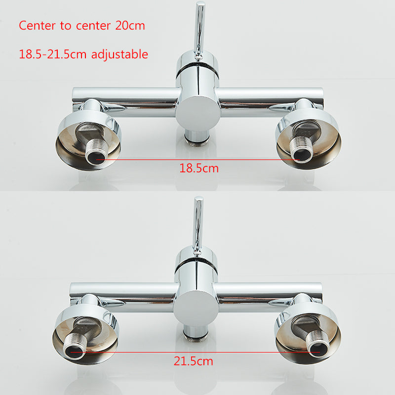 Wall-Mounted Pull-Out Kitchen Mixer Tap