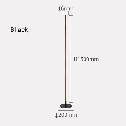 Modern Floor Lamp Minimalist Living Room Black White 3-Step Colour Dimming