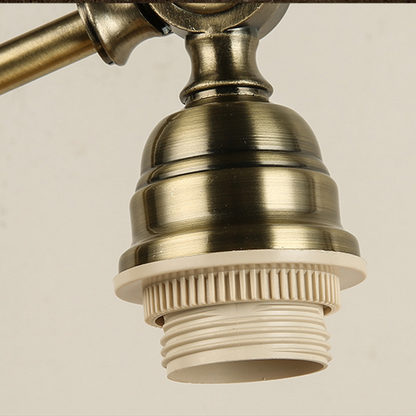 Antique Metallic LED Desk Lamp with Adjustable Gooseneck for Task Lighting