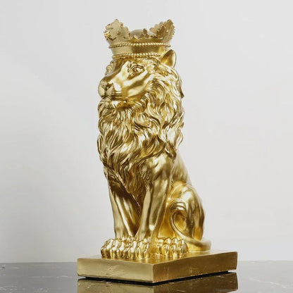 Decorative Emperor Lion Figurine
