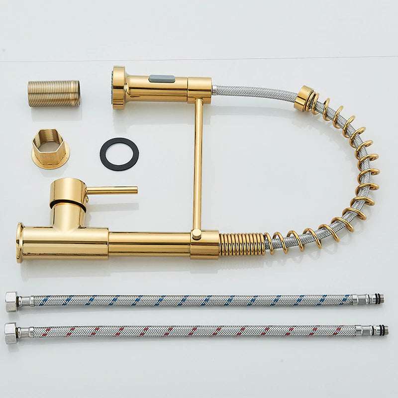 Luxury Pull-Out Kitchen Mixer Tap Hot & Cold Water