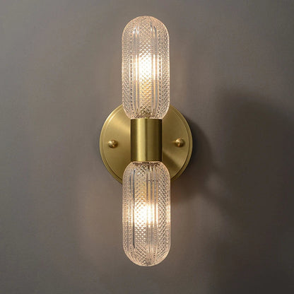 Retro Elegance Gold Indoor Wall Light