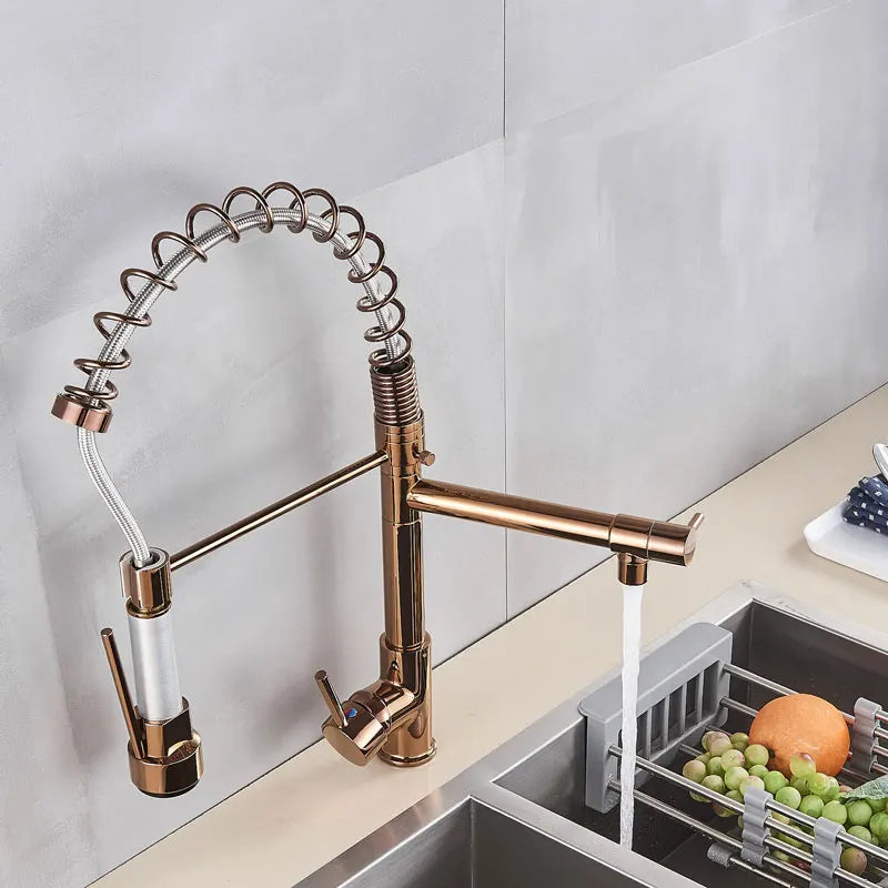 Safira Luxury Monobloc Kitchen Tap with LED