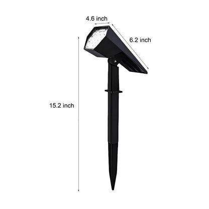 Flood Spike Light Adjustable Angle Solar Spotlight