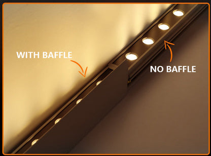 Linear LED Wall Washer Upward Outdoor Aluminum Light