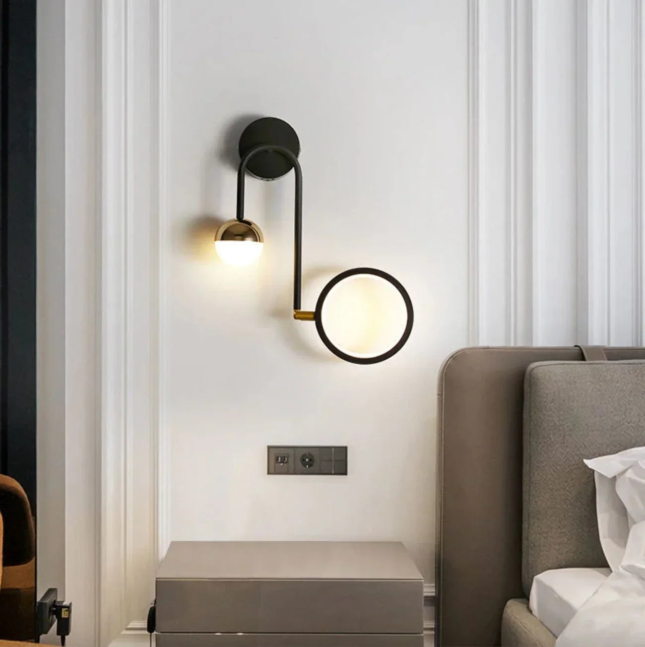 Gleam Modern Bedroom Wall Light