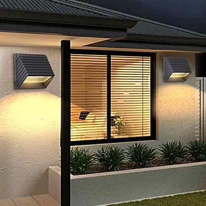 Applique murale LED extérieure moderne et minimaliste, étanche, pour villa, jardin, balcon ou escalier