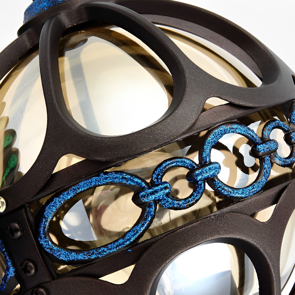 Applique murale Paon étanche style rétro européen en aluminium