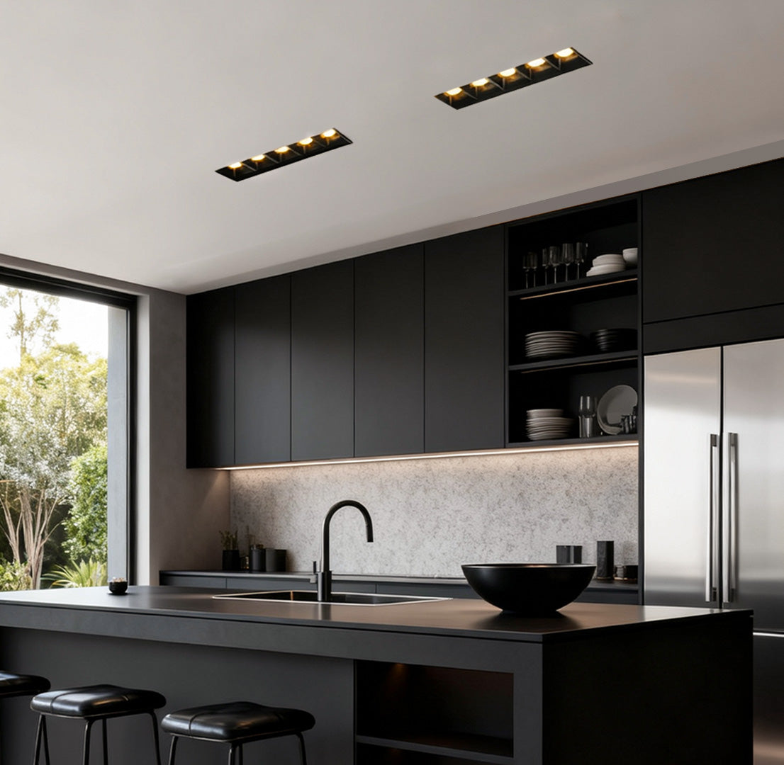 LED Linear Downlight Borderless Embedded Spot Ceiling Light