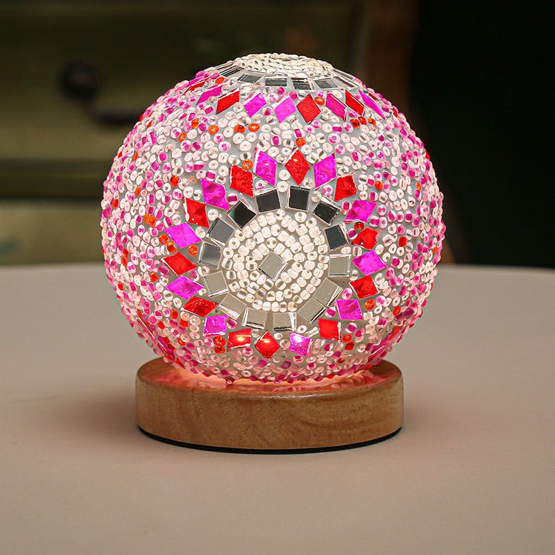 Stained Glass Table Lamp - Mosaic LED Lamp